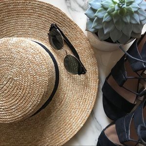 Women’s Panama Summer Hat with Adjustable Strings!